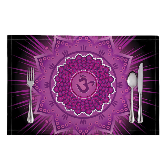 Sahasrara Chakra Mandala Print Placemat