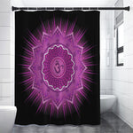 Sahasrara Chakra Mandala Print Premium Shower Curtain