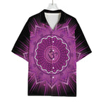 Sahasrara Chakra Mandala Print Rayon Hawaiian Shirt