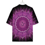 Sahasrara Chakra Mandala Print Rayon Hawaiian Shirt