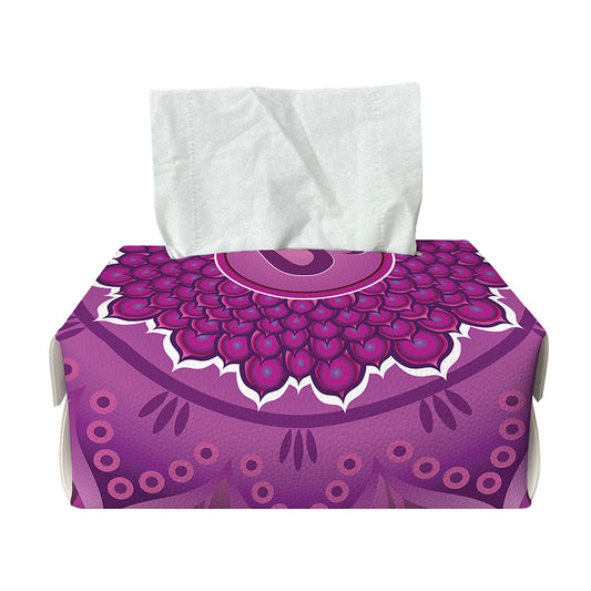 Sahasrara Chakra Mandala Print Rectangle Tissue Box Cover