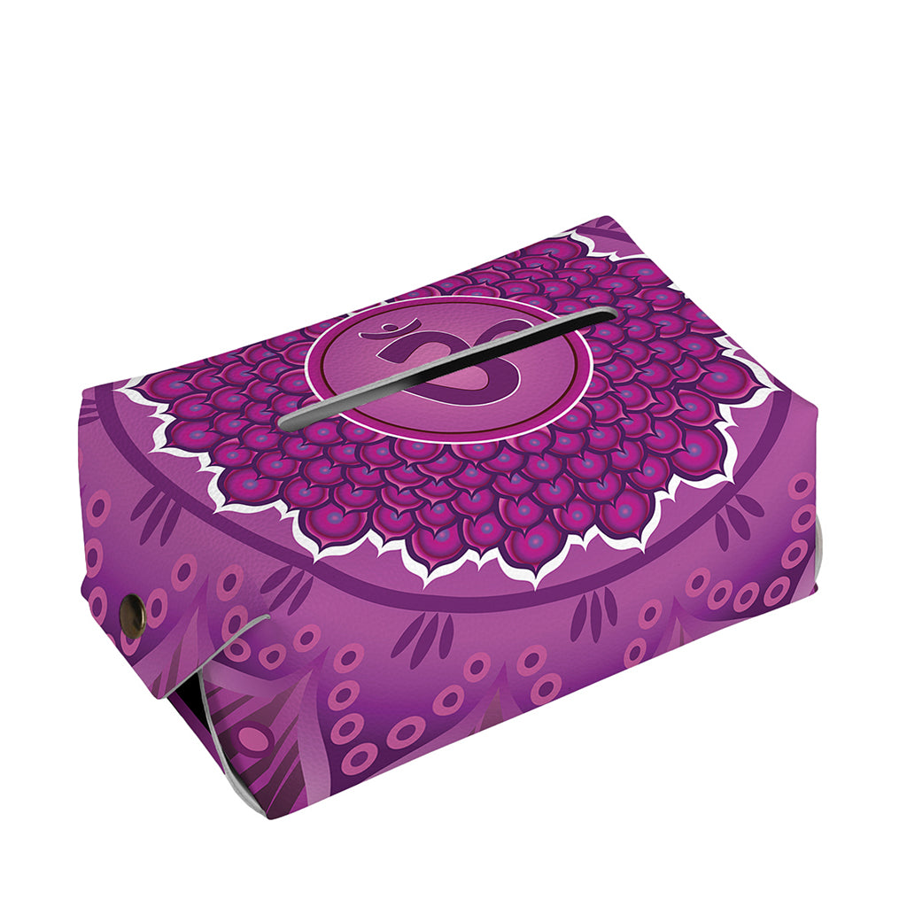 Sahasrara Chakra Mandala Print Rectangle Tissue Box Cover