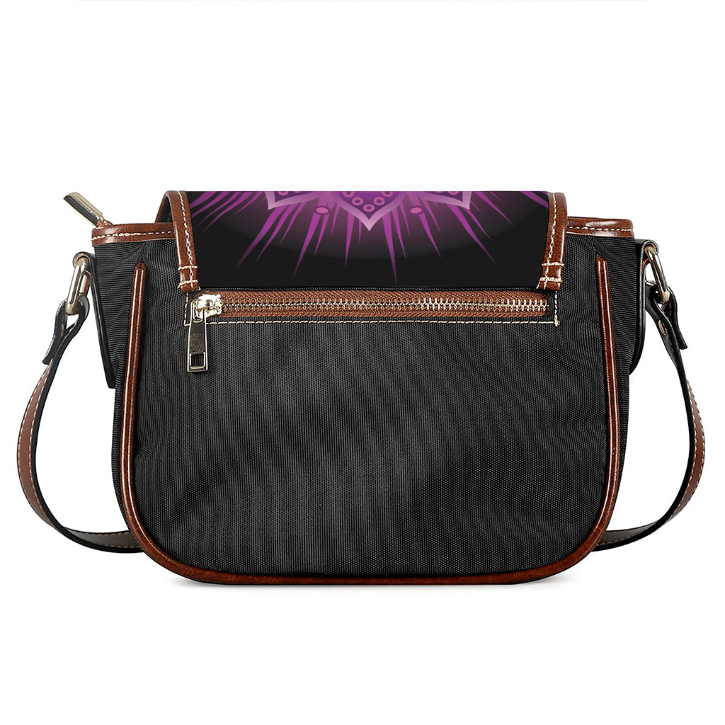 Sahasrara Chakra Mandala Print Saddle Bag