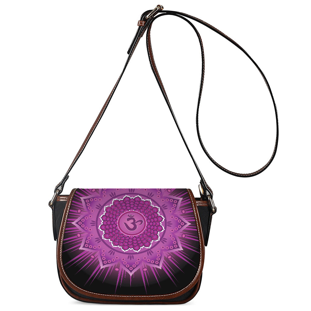 Sahasrara Chakra Mandala Print Saddle Bag