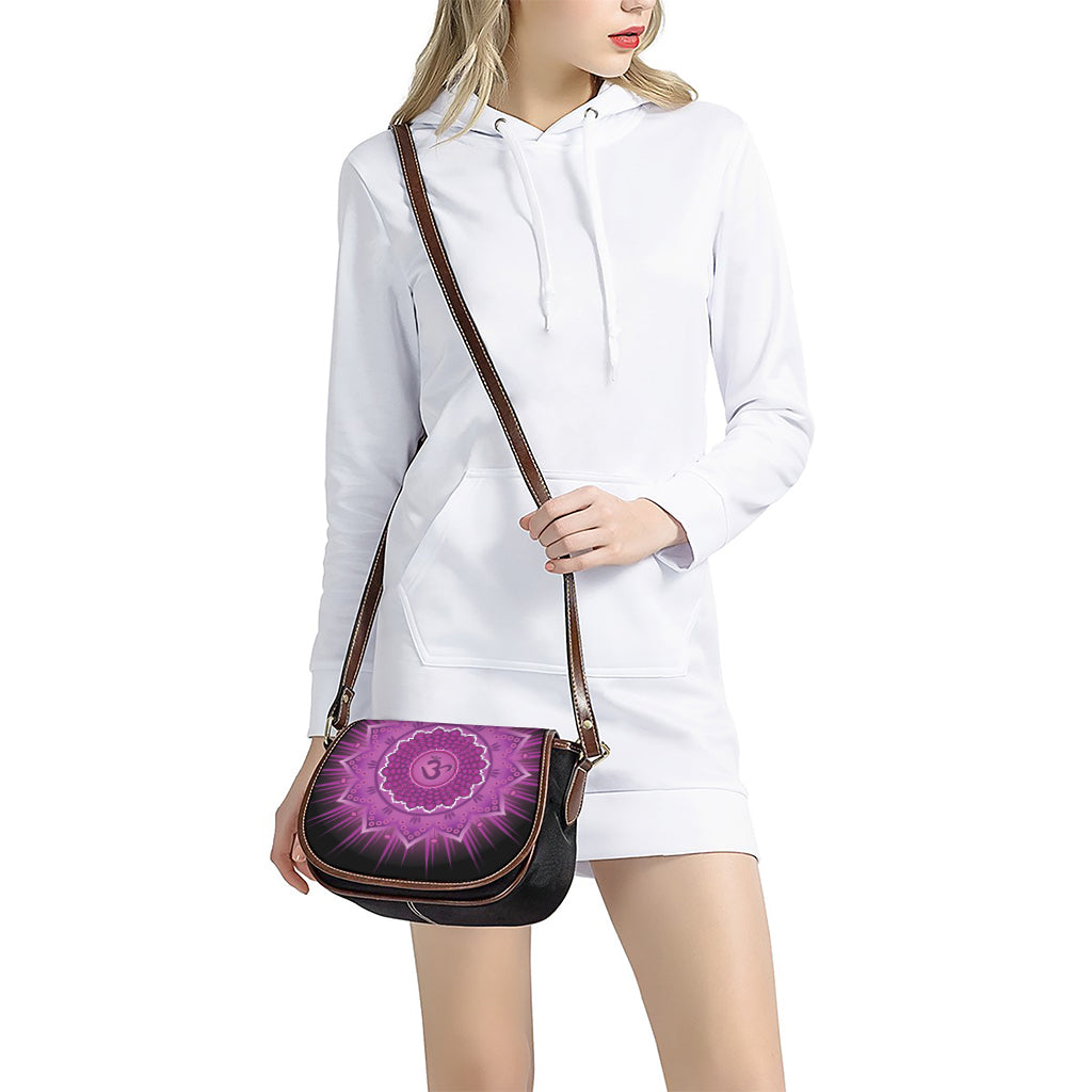 Sahasrara Chakra Mandala Print Saddle Bag