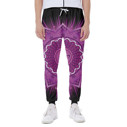 Sahasrara Chakra Mandala Print Scuba Joggers