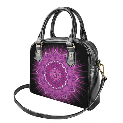 Sahasrara Chakra Mandala Print Shoulder Handbag