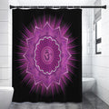 Sahasrara Chakra Mandala Print Shower Curtain
