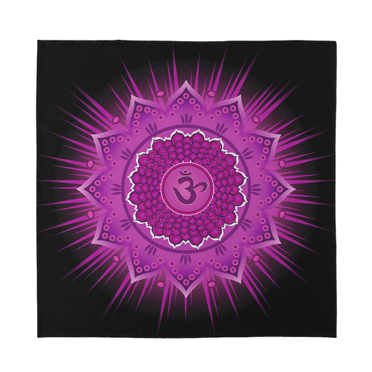 Sahasrara Chakra Mandala Print Silk Bandana