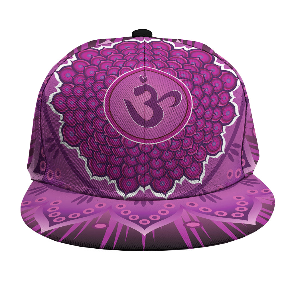 Sahasrara Chakra Mandala Print Snapback Cap