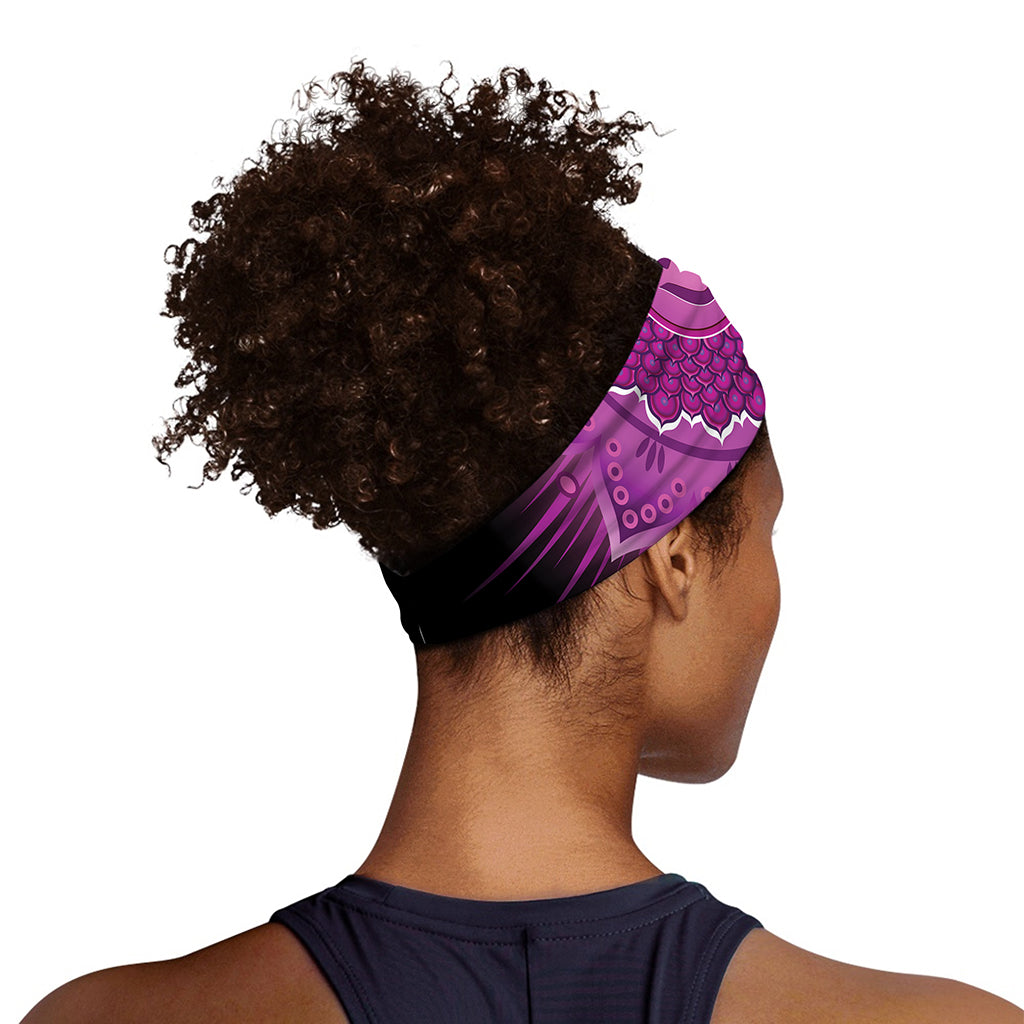 Sahasrara Chakra Mandala Print Sports Headband