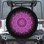 Sahasrara Chakra Mandala Print Tire Cover