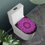 Sahasrara Chakra Mandala Print Toilet Lid Cover