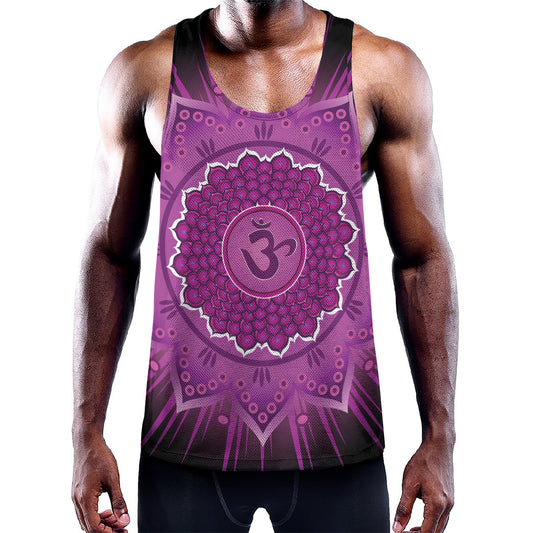 Sahasrara Chakra Mandala Print Training Tank Top