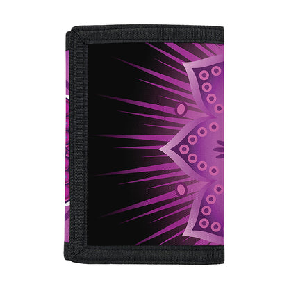 Sahasrara Chakra Mandala Print Trifold Wallet