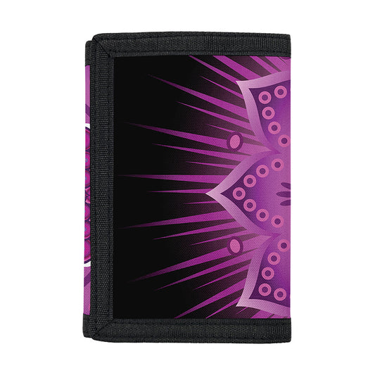 Sahasrara Chakra Mandala Print Trifold Wallet
