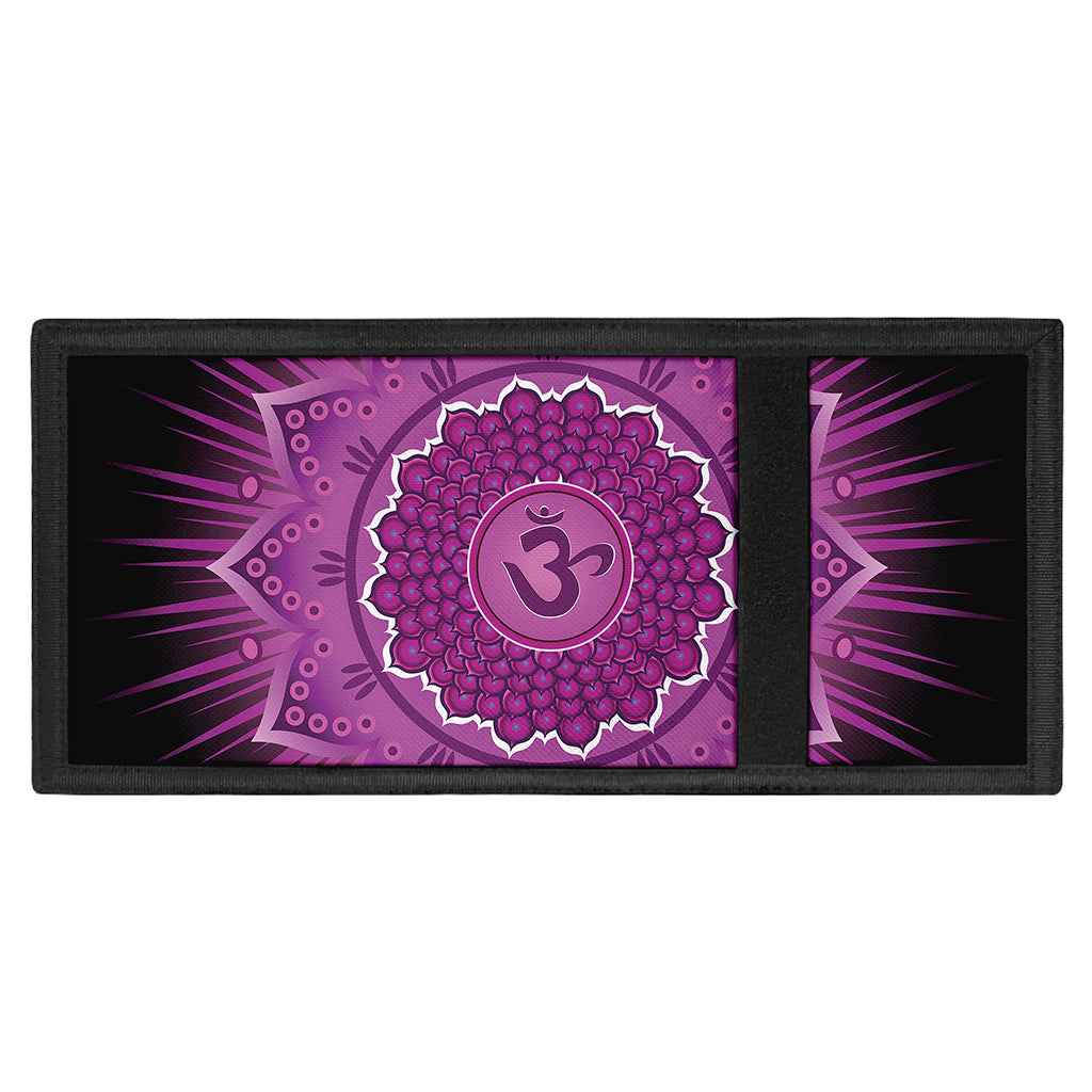 Sahasrara Chakra Mandala Print Trifold Wallet