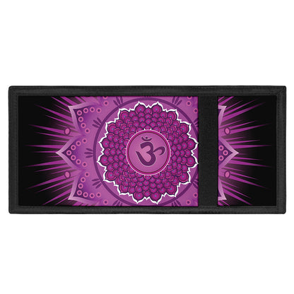 Sahasrara Chakra Mandala Print Trifold Wallet