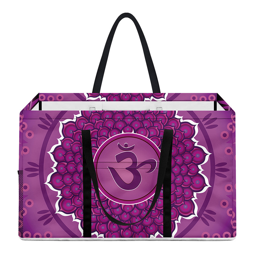 Sahasrara Chakra Mandala Print Utility Tote Bag