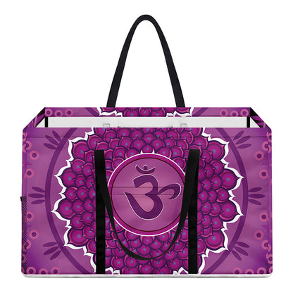 Sahasrara Chakra Mandala Print Utility Tote Bag