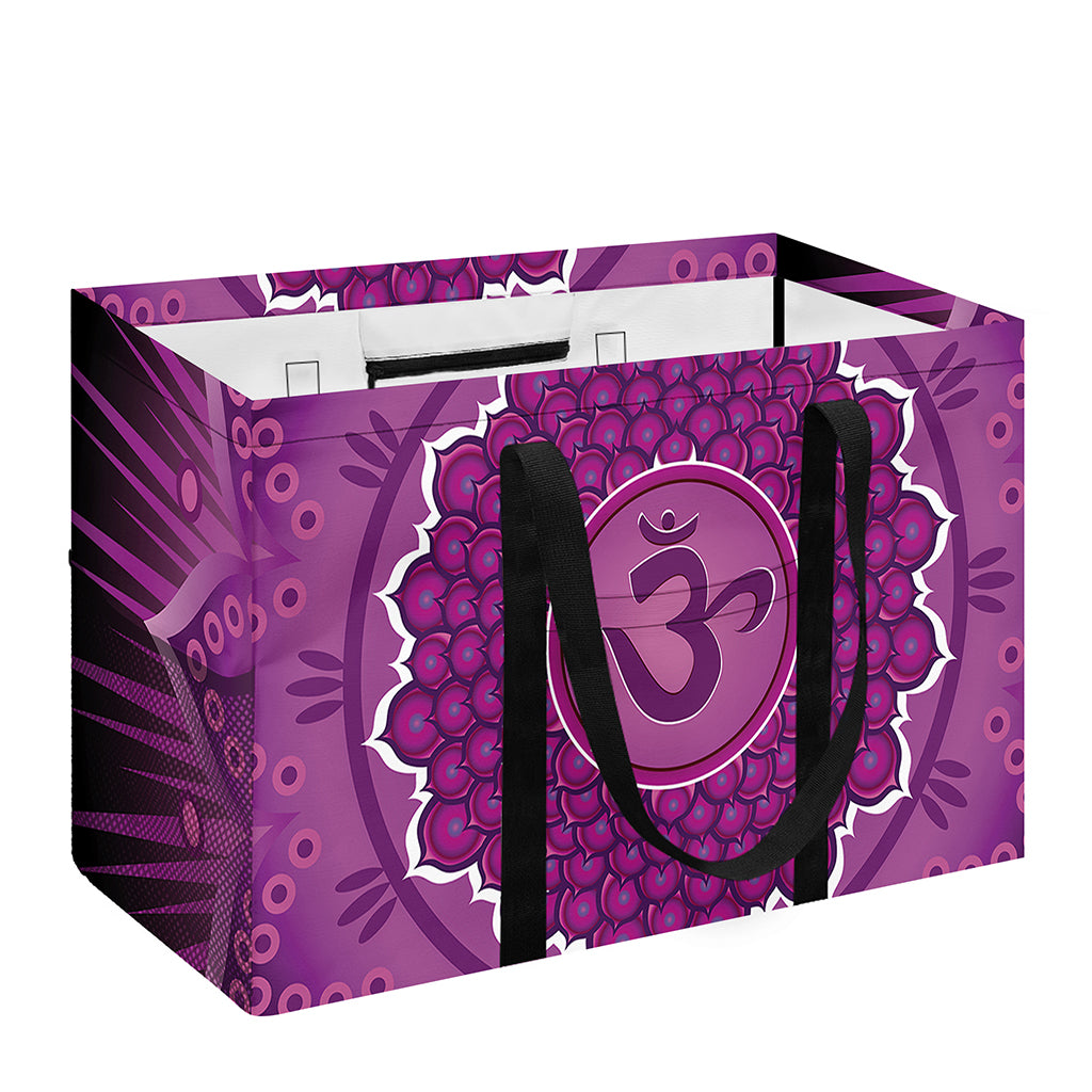 Sahasrara Chakra Mandala Print Utility Tote Bag