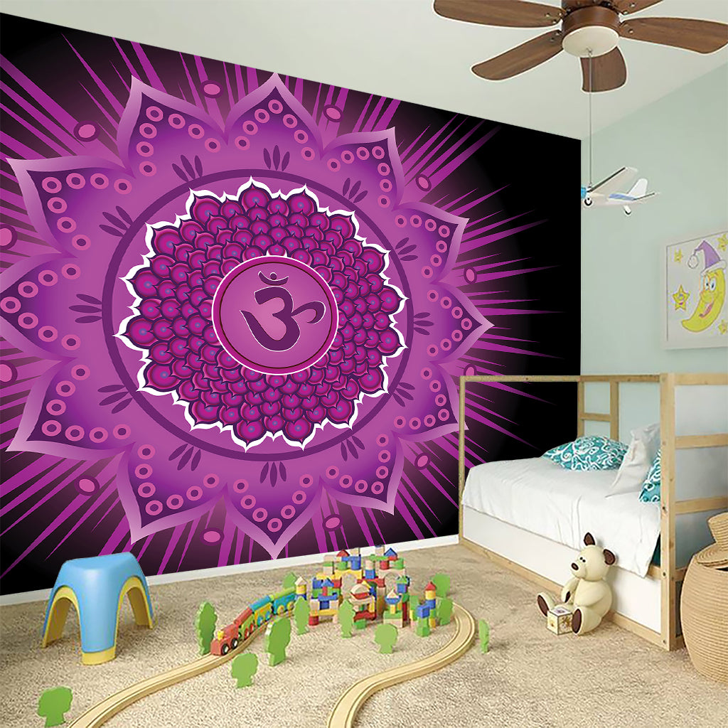 Sahasrara Chakra Mandala Print Wall Sticker