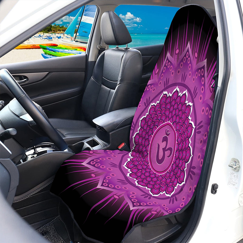 Sahasrara Chakra Mandala Print Waterproof Car Seat Cover