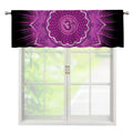 Sahasrara Chakra Mandala Print Window Valance