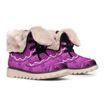 Sahasrara Chakra Mandala Print Winter Boots