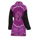 Sahasrara Chakra Mandala Print Women's Bathrobe