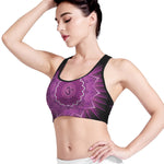 Sahasrara Chakra Mandala Print Women's Sports Bra