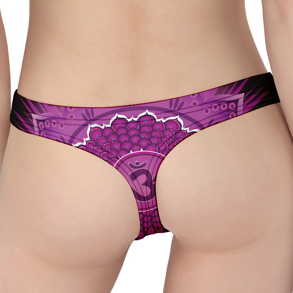 Sahasrara Chakra Mandala Print Women's Thong