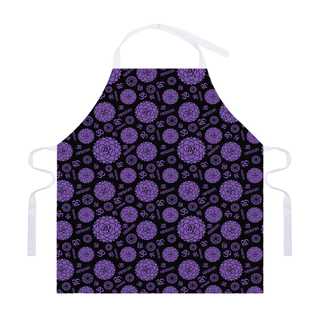 Sahasrara Chakra Pattern Print Adjustable Apron