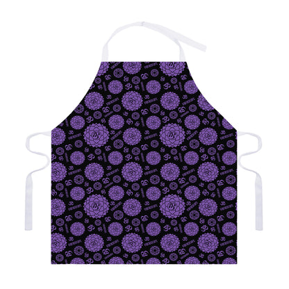 Sahasrara Chakra Pattern Print Adjustable Apron
