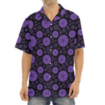 Sahasrara Chakra Pattern Print Aloha Shirt