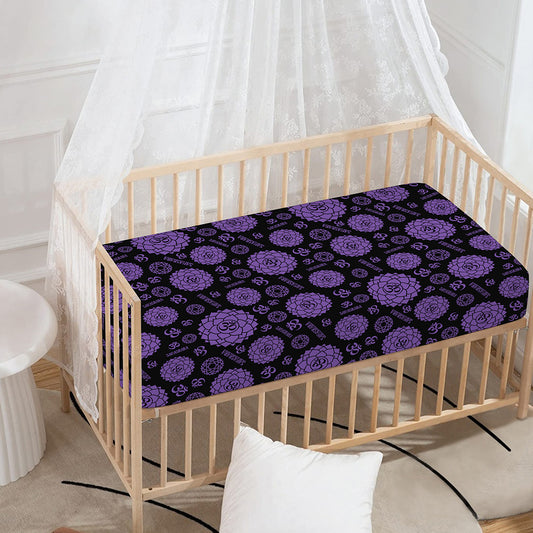 Sahasrara Chakra Pattern Print Baby Crib Sheet
