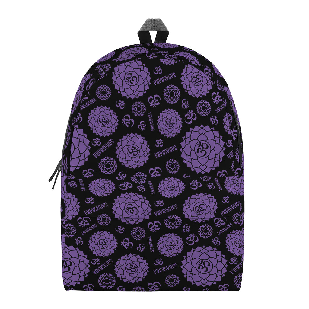 Sahasrara Chakra Pattern Print Backpack