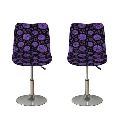 Sahasrara Chakra Pattern Print Bar Stool Covers