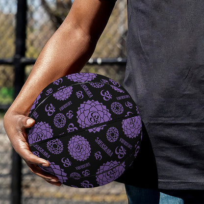 Sahasrara Chakra Pattern Print Basketball