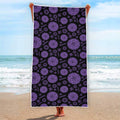 Sahasrara Chakra Pattern Print Beach Towel