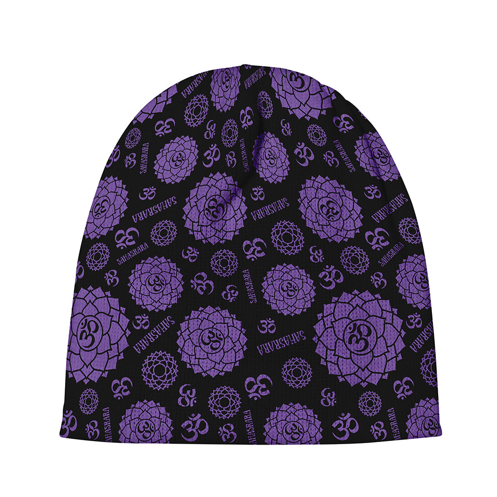 Sahasrara Chakra Pattern Print Beanie