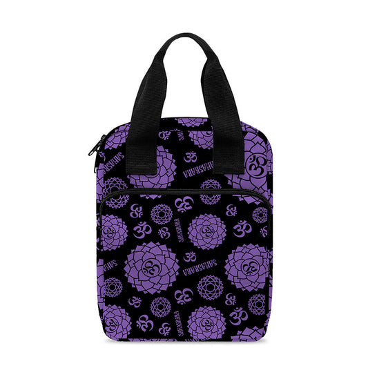 Sahasrara Chakra Pattern Print Bible Tote Bag