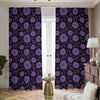 Sahasrara Chakra Pattern Print Blackout Pencil Pleat Curtains