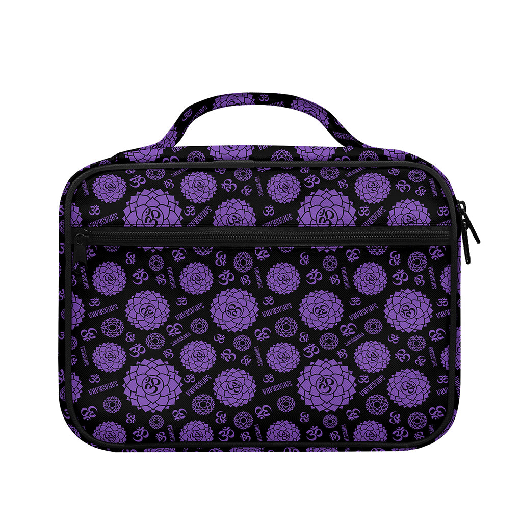 Sahasrara Chakra Pattern Print Briefcase Bible Bag