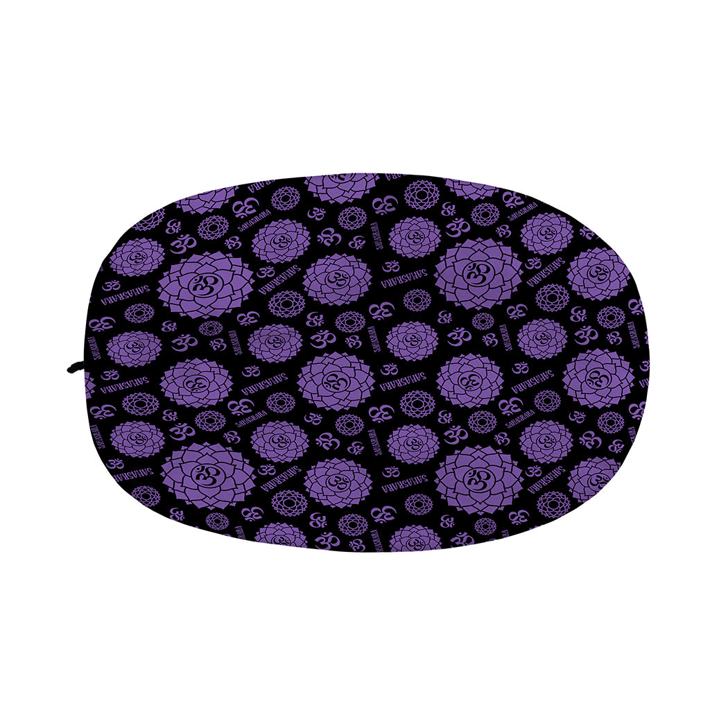Sahasrara Chakra Pattern Print Car Side Mirror Covers