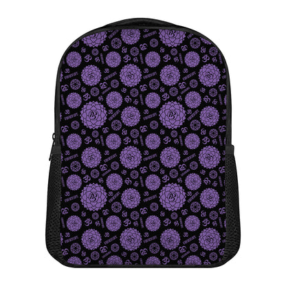 Sahasrara Chakra Pattern Print Casual Backpack
