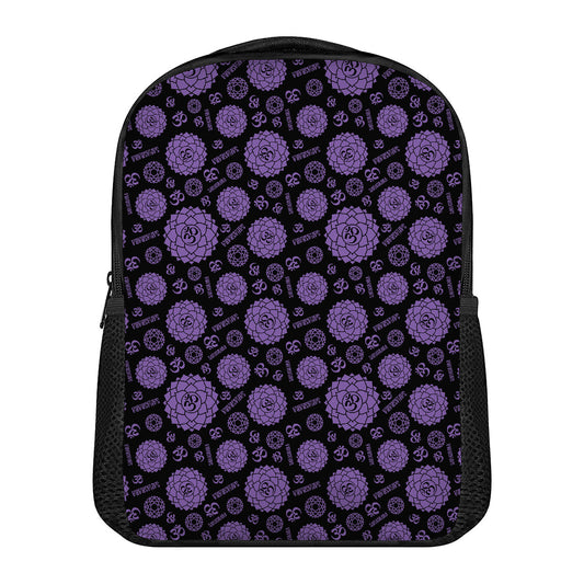 Sahasrara Chakra Pattern Print Casual Backpack