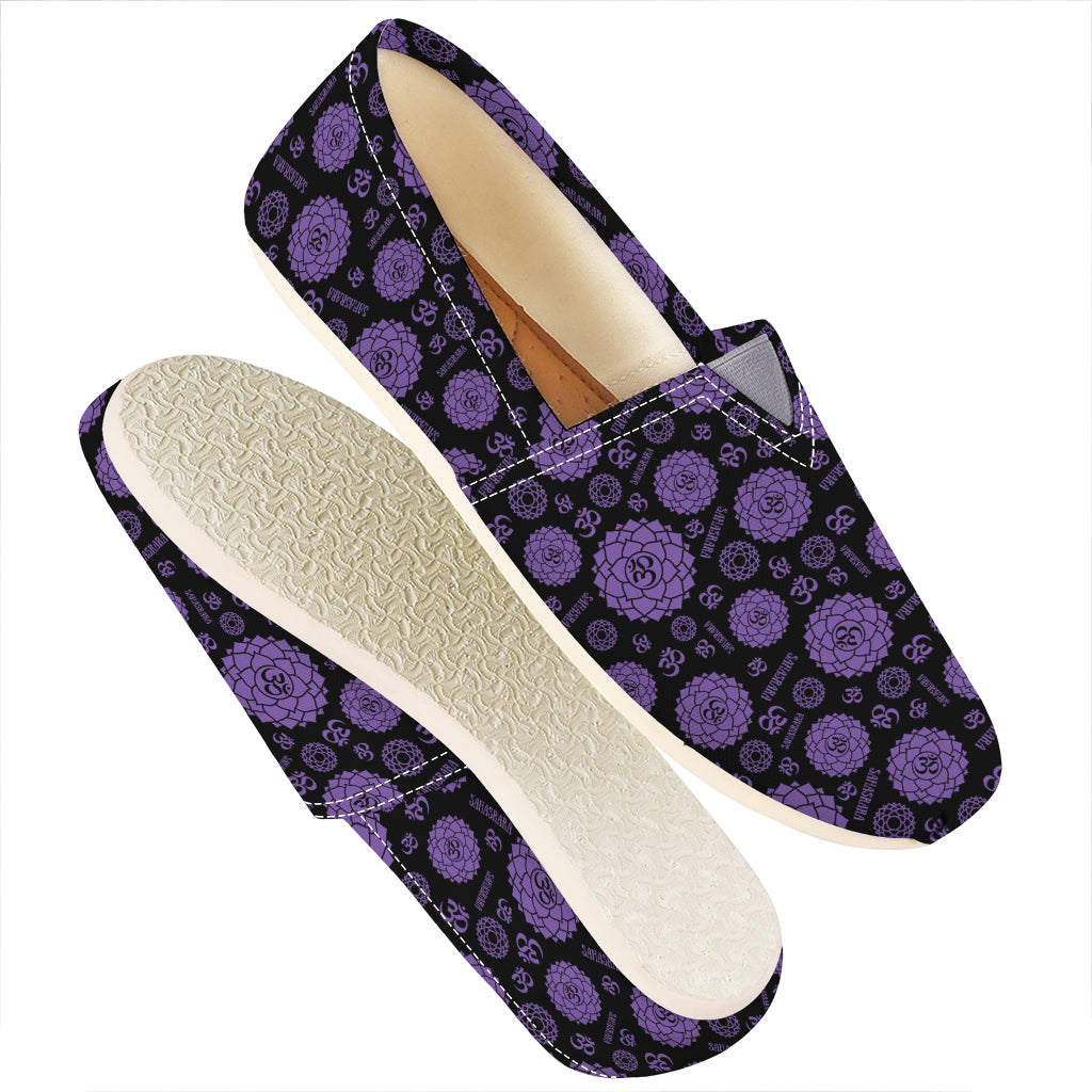 Sahasrara Chakra Pattern Print Casual Shoes