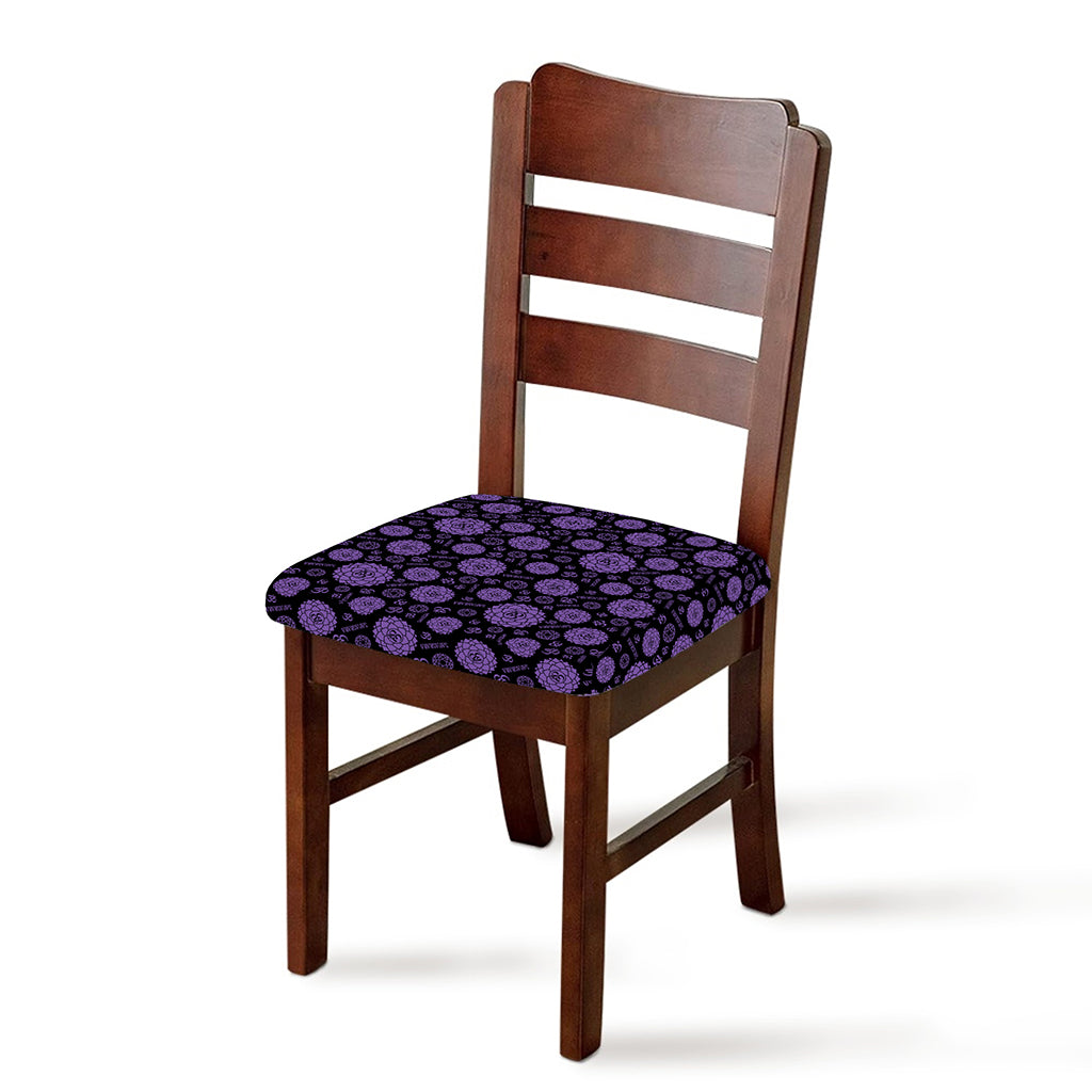 Sahasrara Chakra Pattern Print Chair Cushion Cover