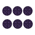 Sahasrara Chakra Pattern Print Coaster Set